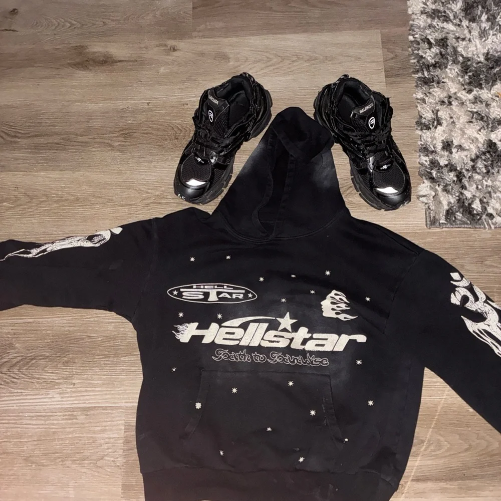 Hellstar | Shirts | Hellstar Black Hoodie | Poshmark